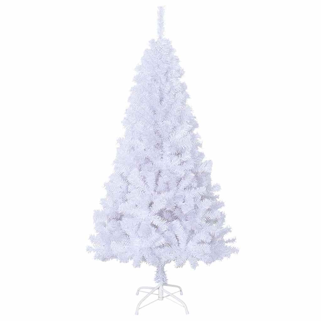 Künstlicher Weihnachtsbaum mit Dicken Zweigen Grün 150 cm PVC