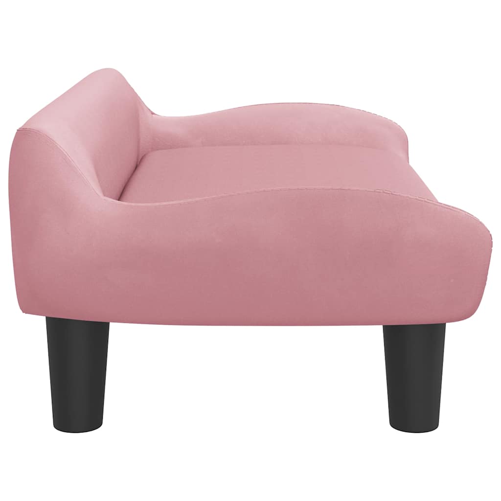 Hundebett Creme 70x40x24 cm Stoff