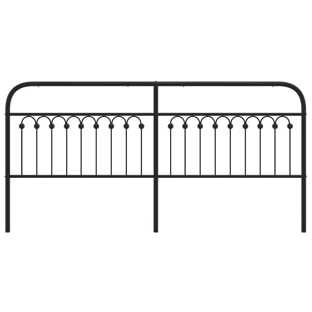 Ersatz-Kopfteil Metall Schwarz 75 cm