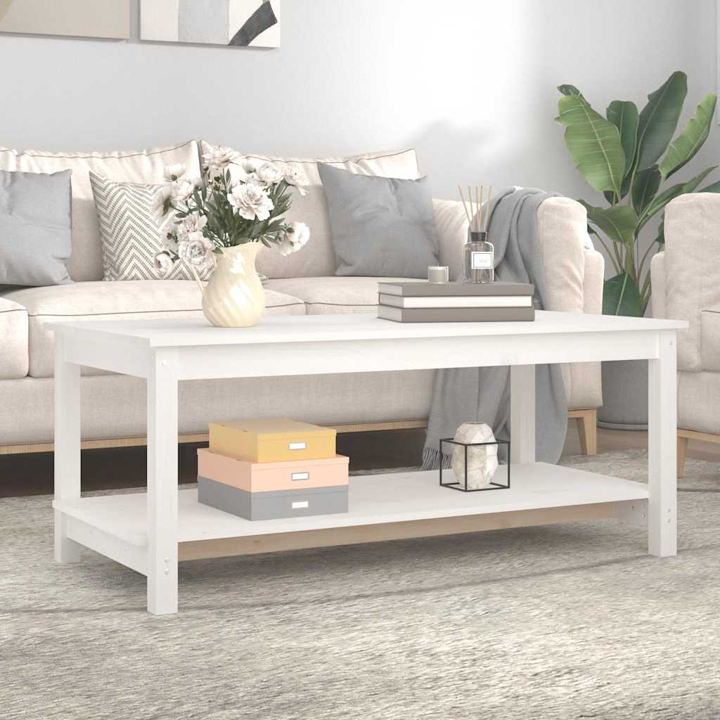 Couchtisch 110x55x45 cm Massivholz Kiefer