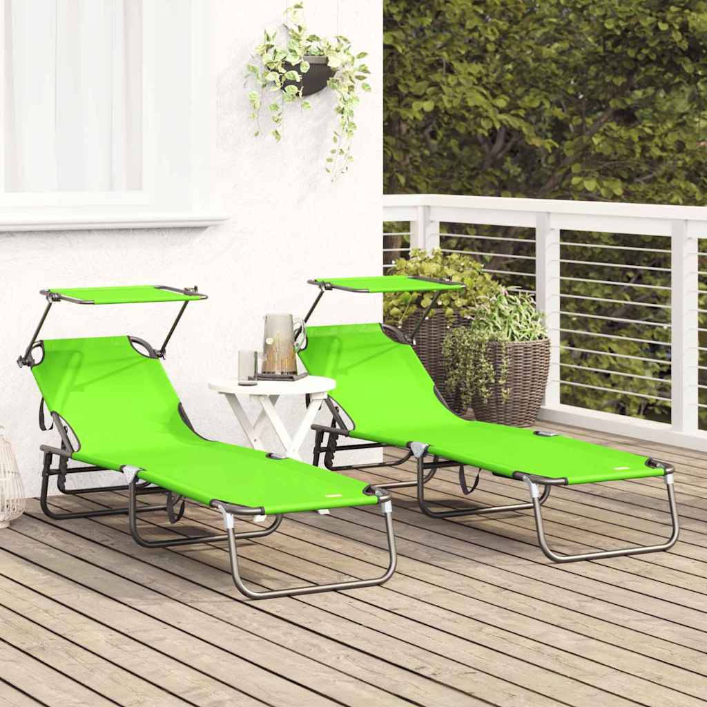 Klappbare Sonnenliege Blau 190 x 57 x 81 cm Oxford