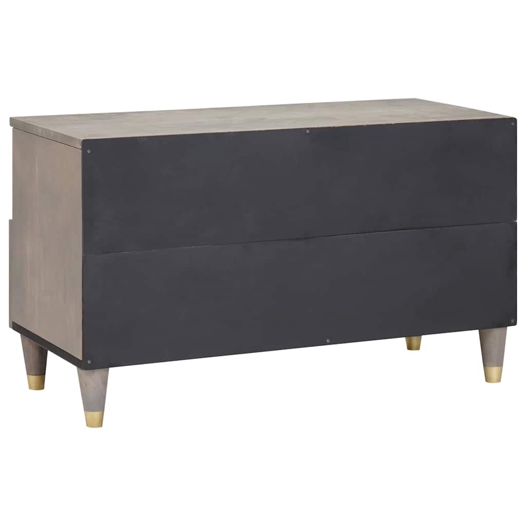 TV-Schränk Honigbraun 80 x 33 x 46 cm Massivholz Mango