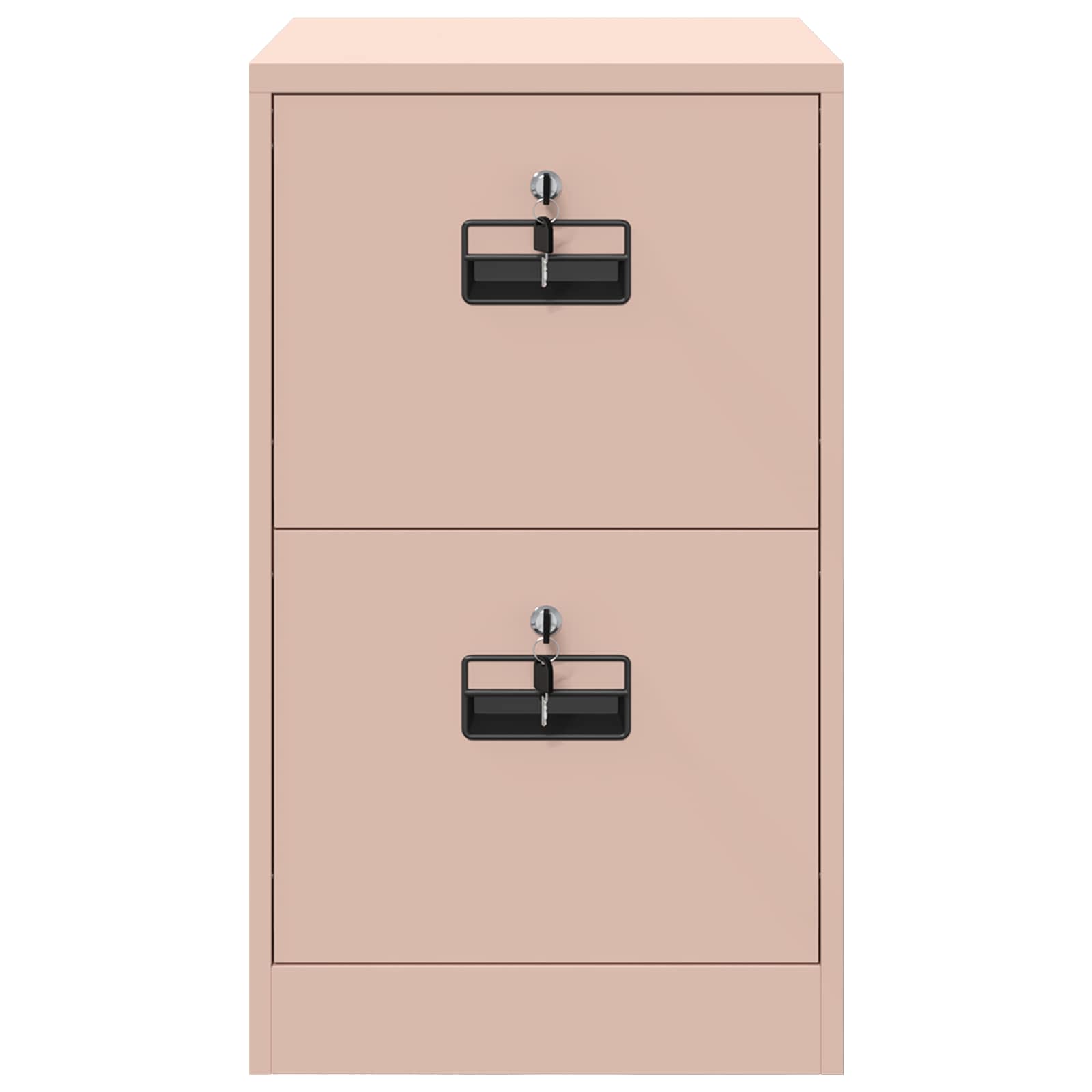 Aktenschrank 2 pcs Schwarz 44 x 50 x 139 cm Kaltgewalzter Stahl