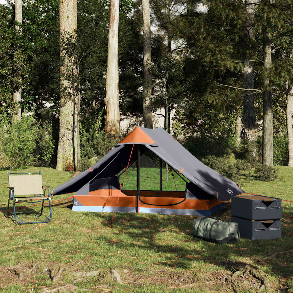 Campingzelt 2 Personen Grün Wasserdicht