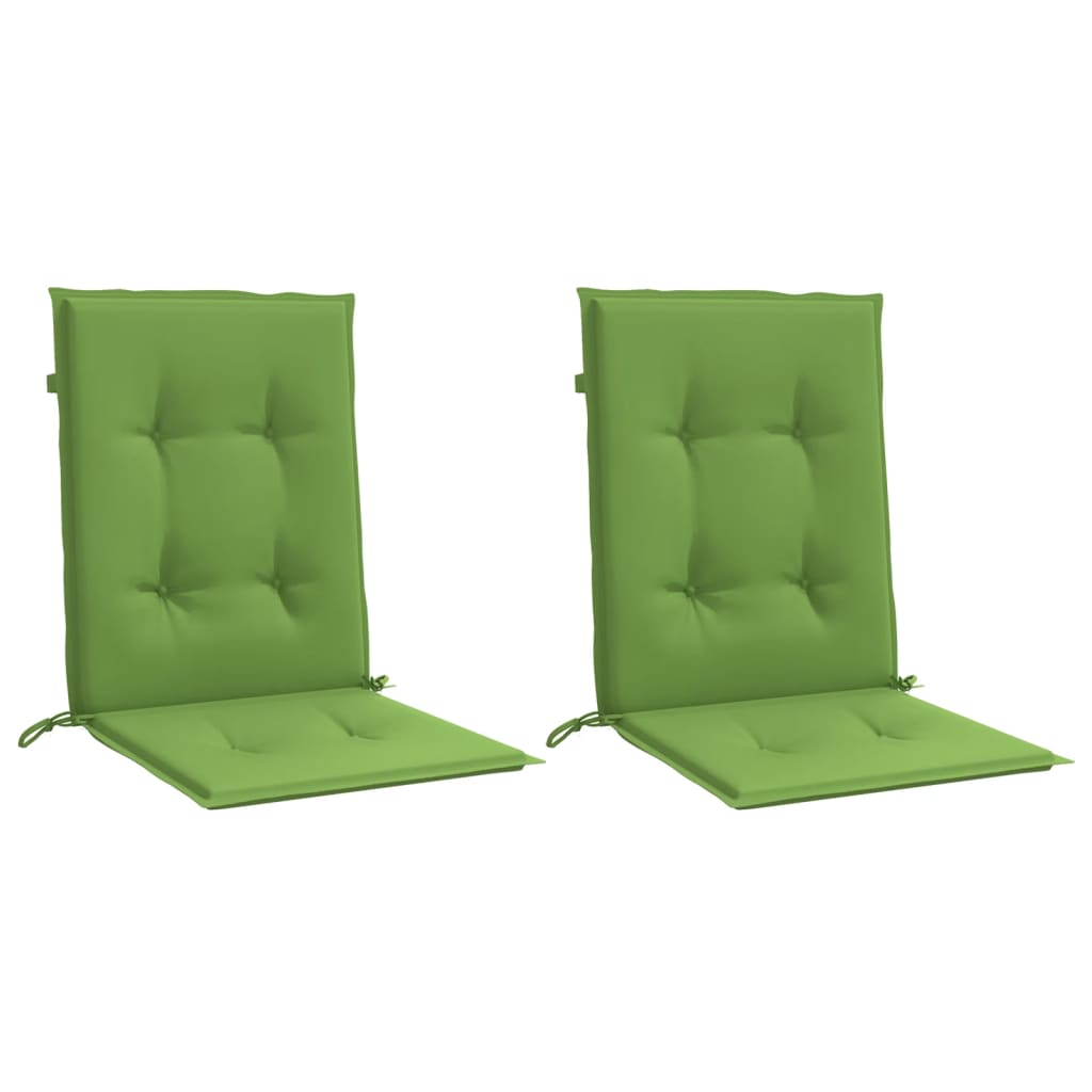 Niedriglehner-Auflagen 2 Stk Melange Anthrazit 100x50x7cm Stoff