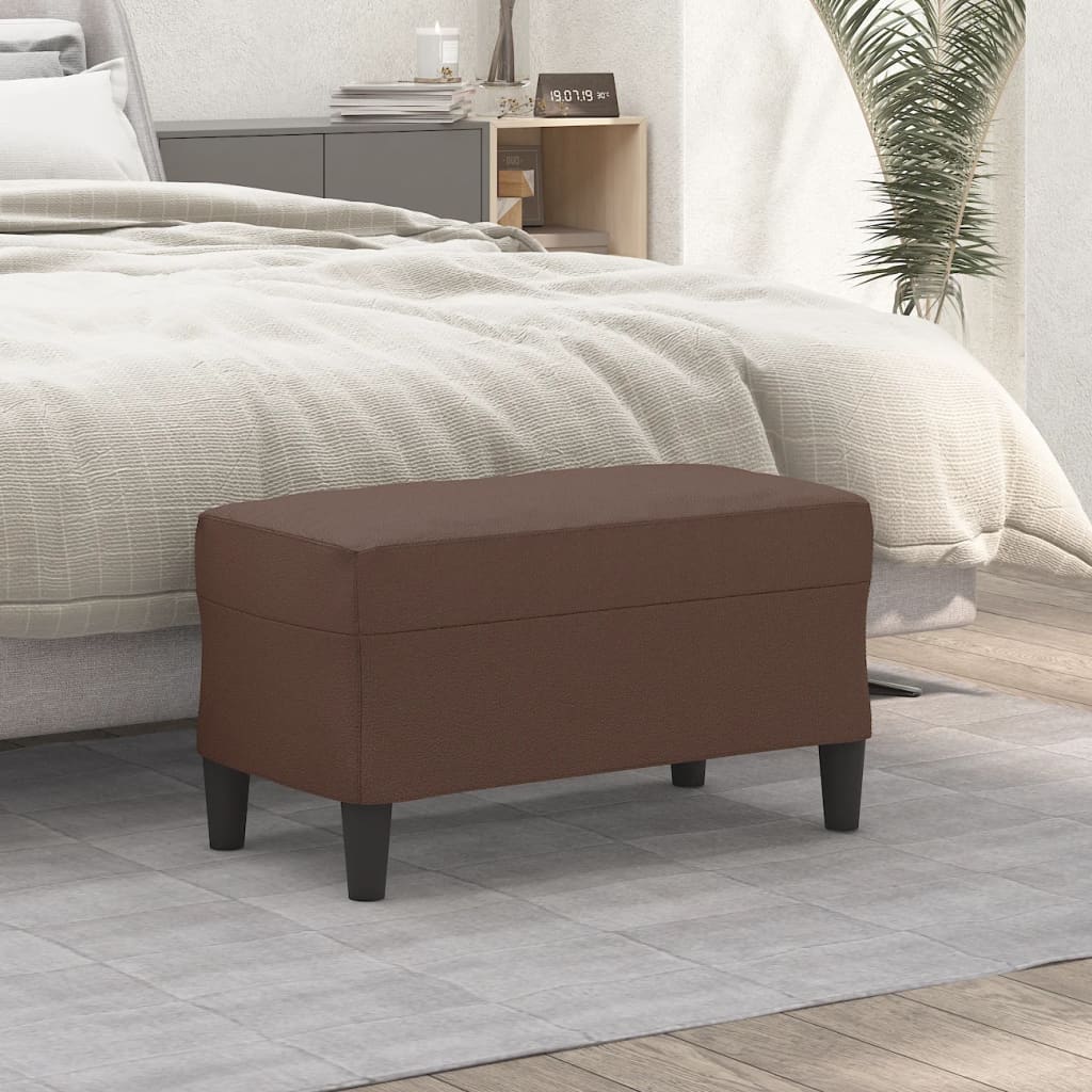 Sitzbank Schwarz 70x35x41 cm Kunstleder