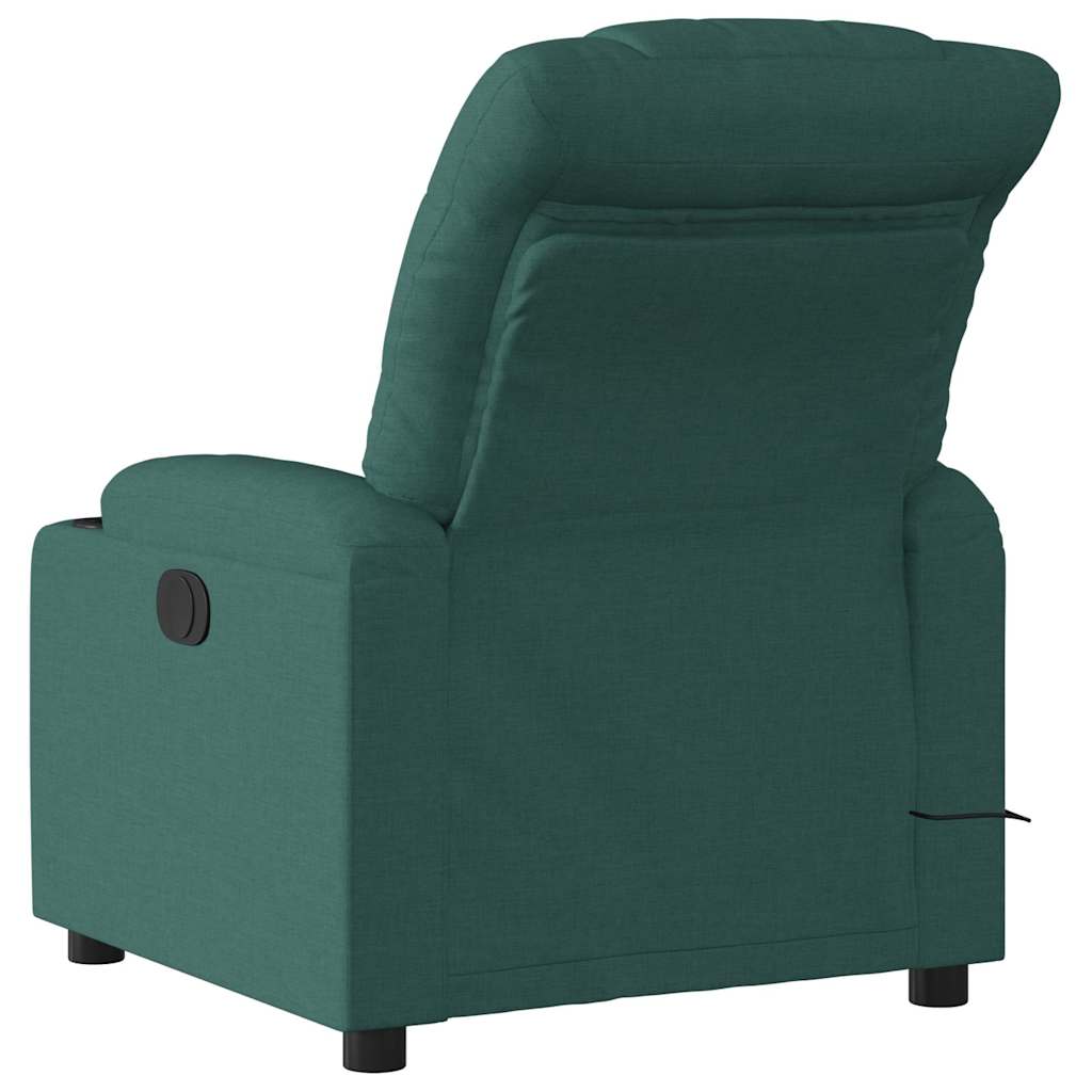 Massage-Relaxsessel, hellgrauer Stoff