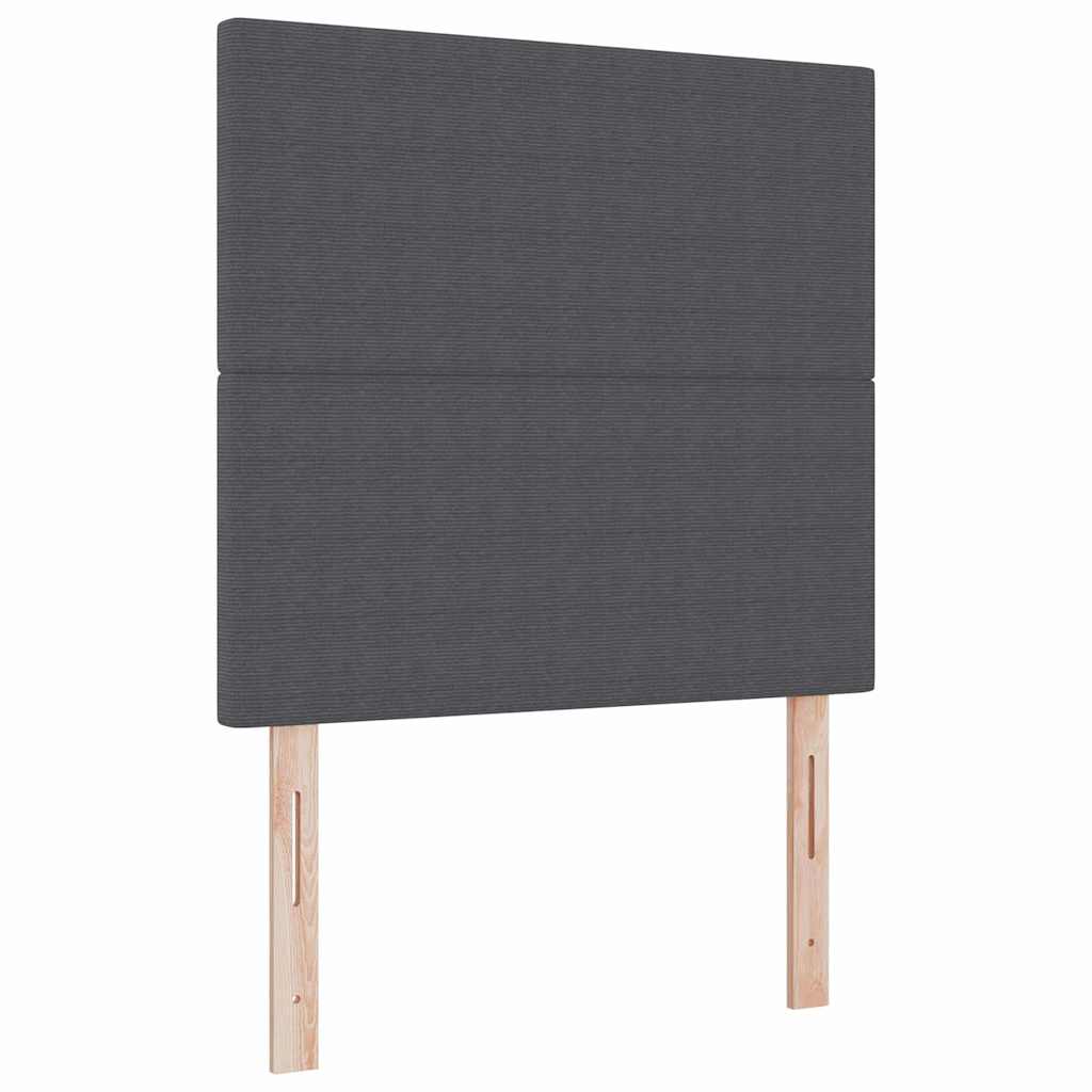 Kopfteil Hellgrau 80 cm Cordstoff