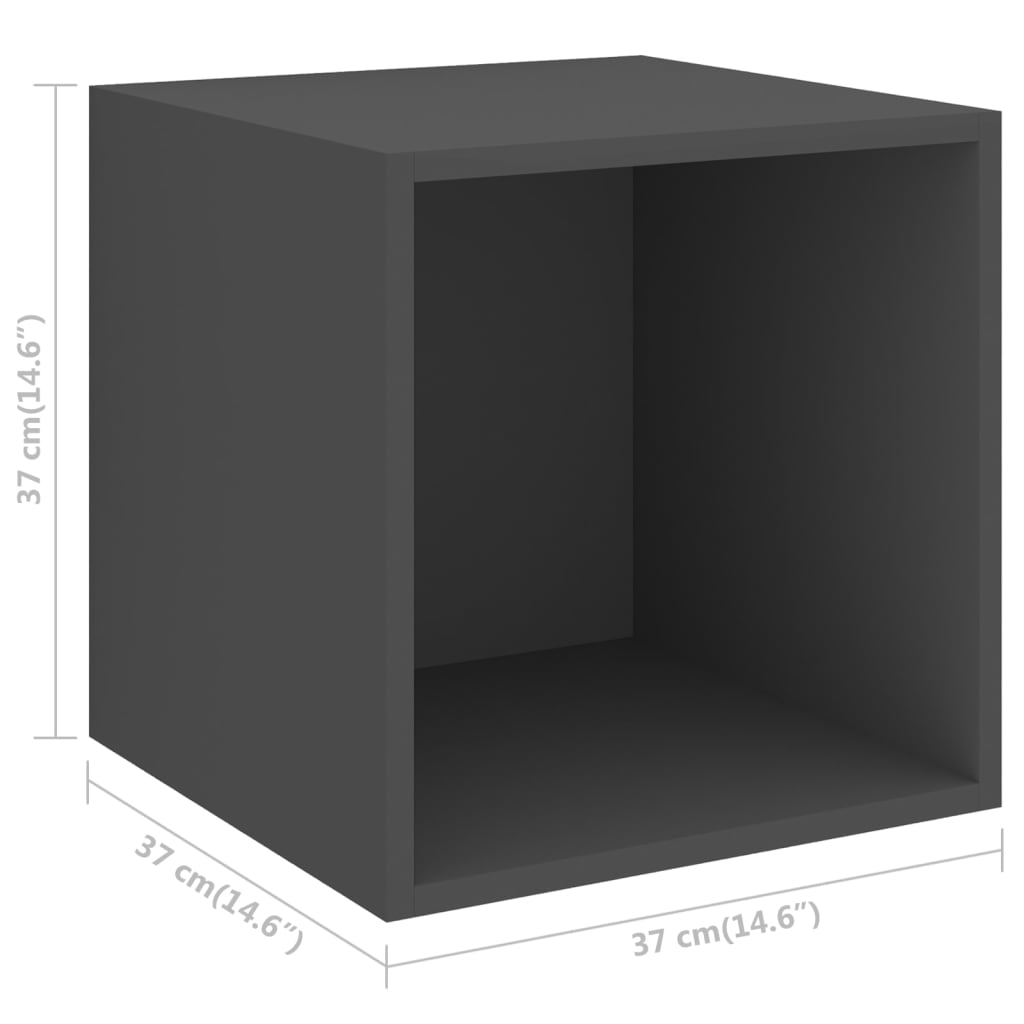 4-tlg. TV-Schrank-Set Weiß Holzwerkstoff
