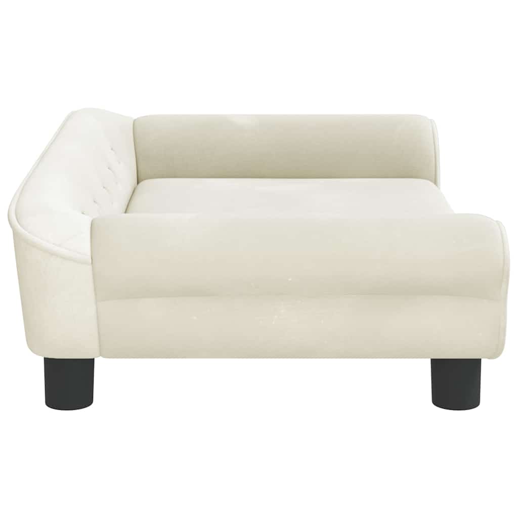 Hundebett Blau 100x50x21 cm Samt