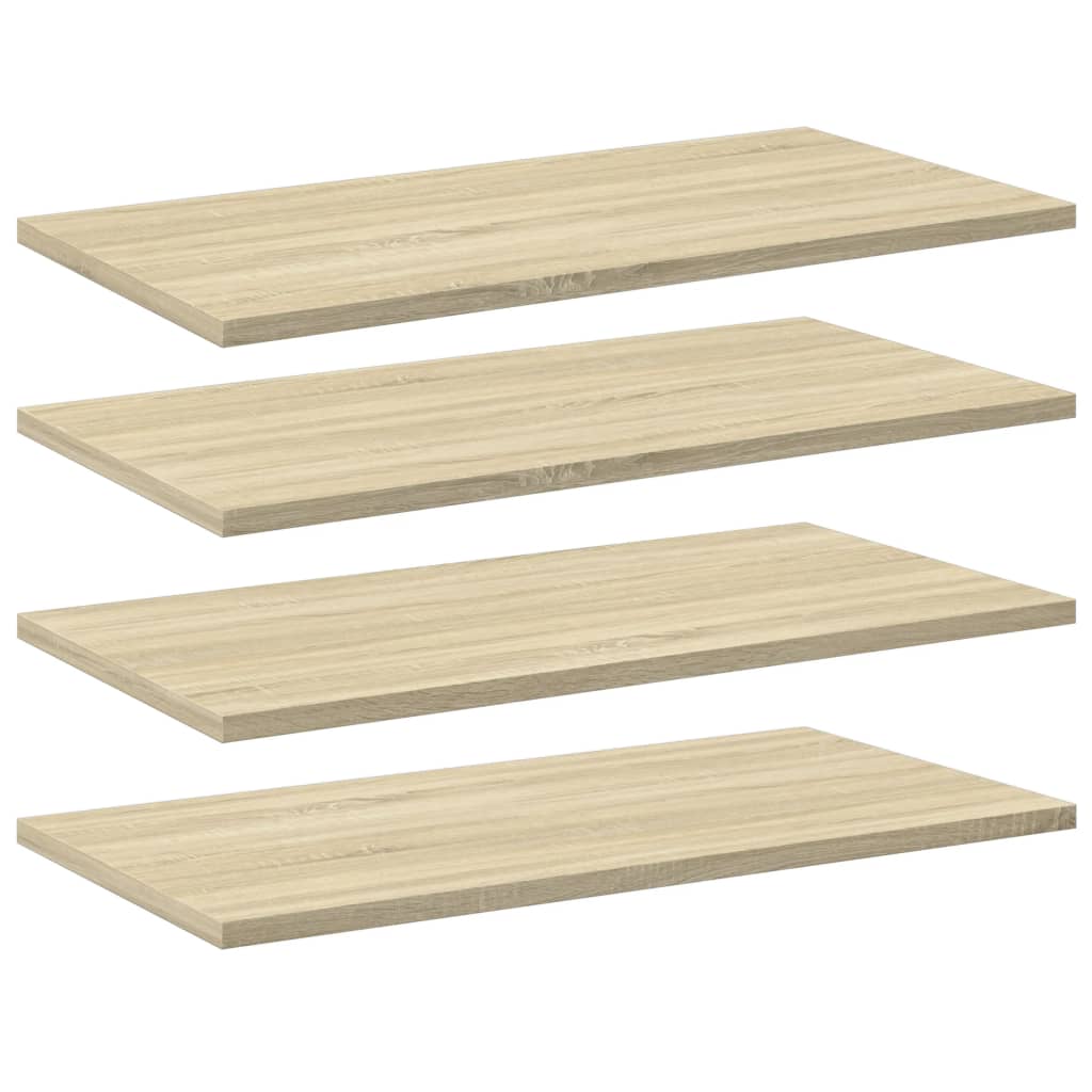 Bücherregal-Bretter 4 Stk. Weiß 40x10x1,5 cm Holzwerkstoff