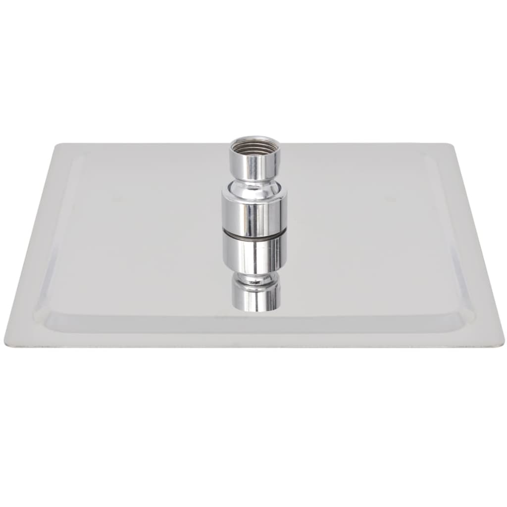 Regenbrause Edelstahl 25x25 cm Quadratisch