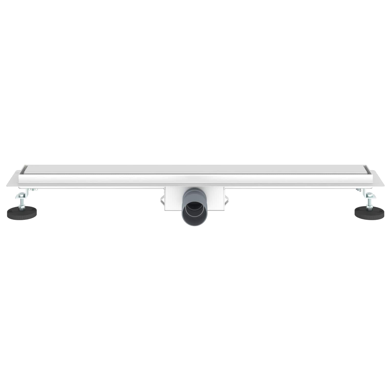 2 in 1 Duschabfluss Silber 50 cm Edelstahl 304