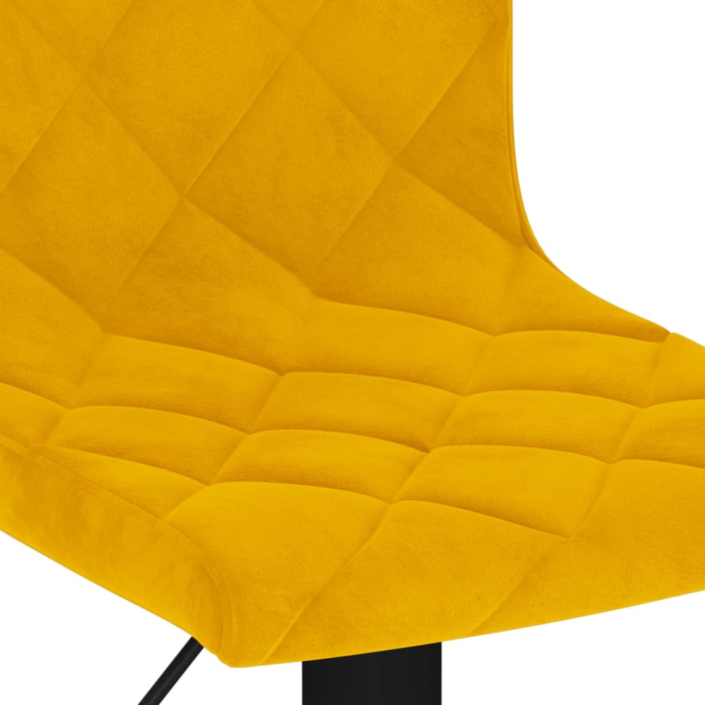 Barhocker 2 Stk. Creme Samt