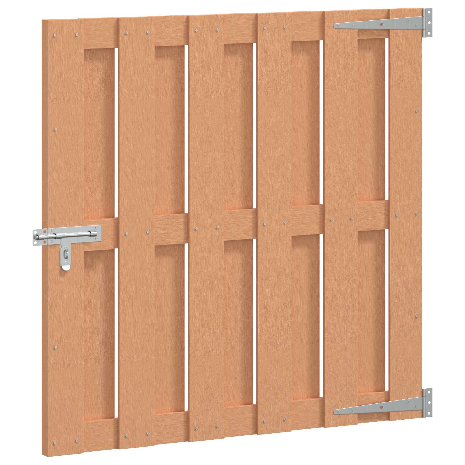 Gartentor WPC 100x112 cm Grau