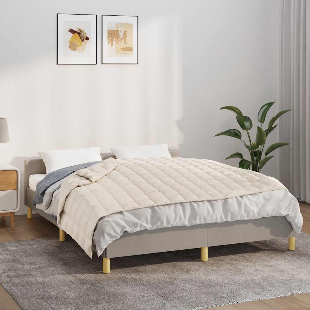 Gewichtsdecke Grau 122x183 cm 5 kg Stoff