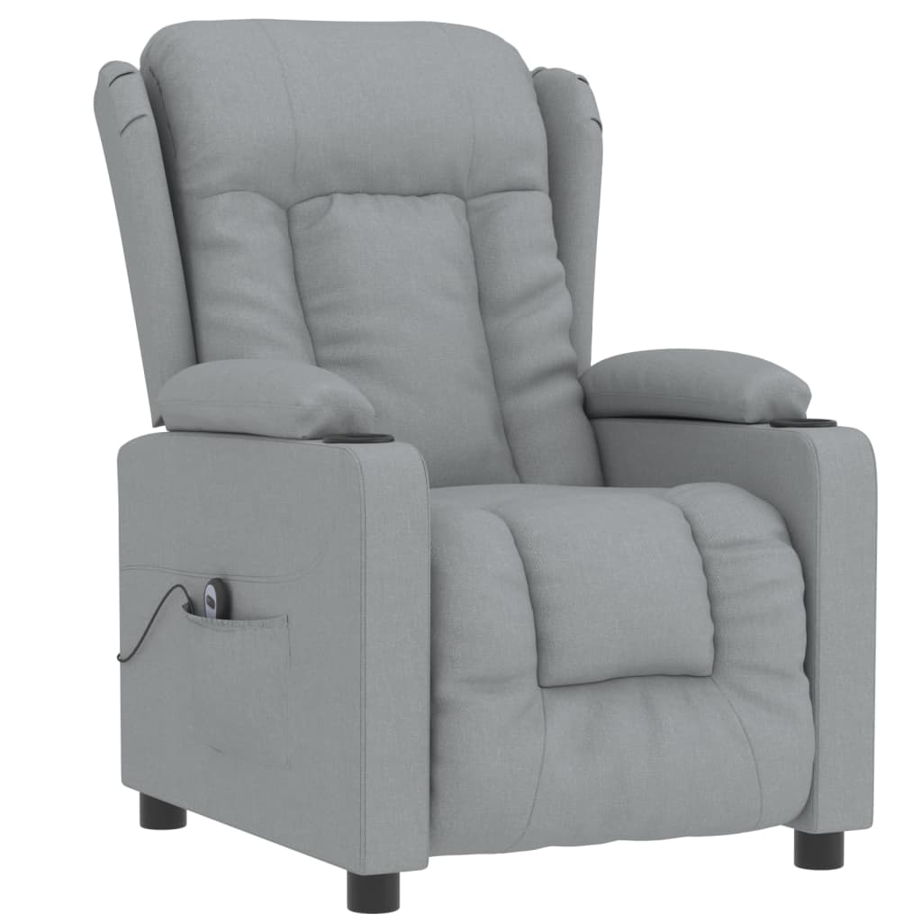 Relaxsessel Elektrisch Braun Stoff