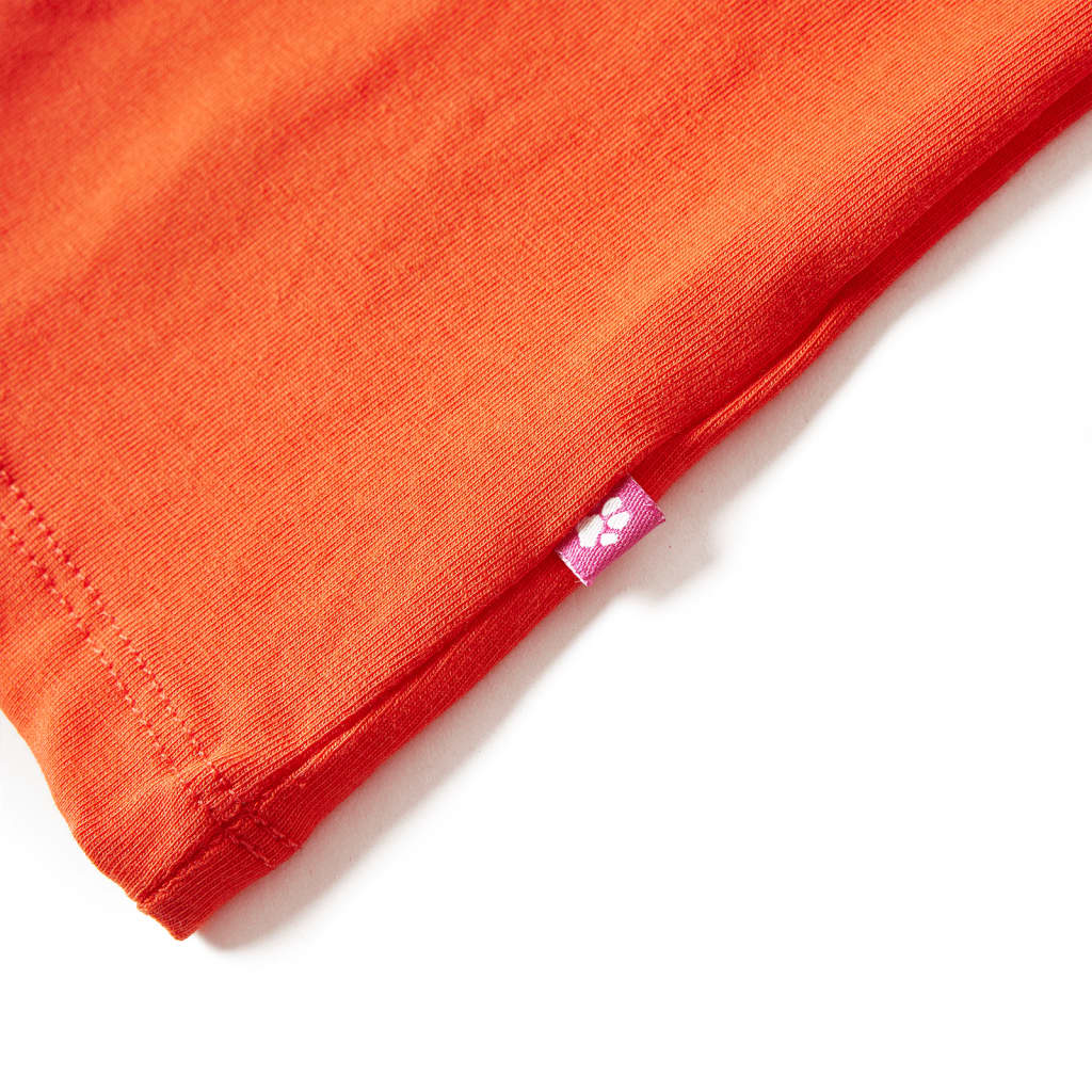 Kinder-Langarmshirt Dunkles Ocker 128