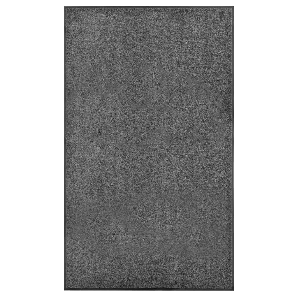 Fußmatte Waschbar Anthrazit 120x180 cm