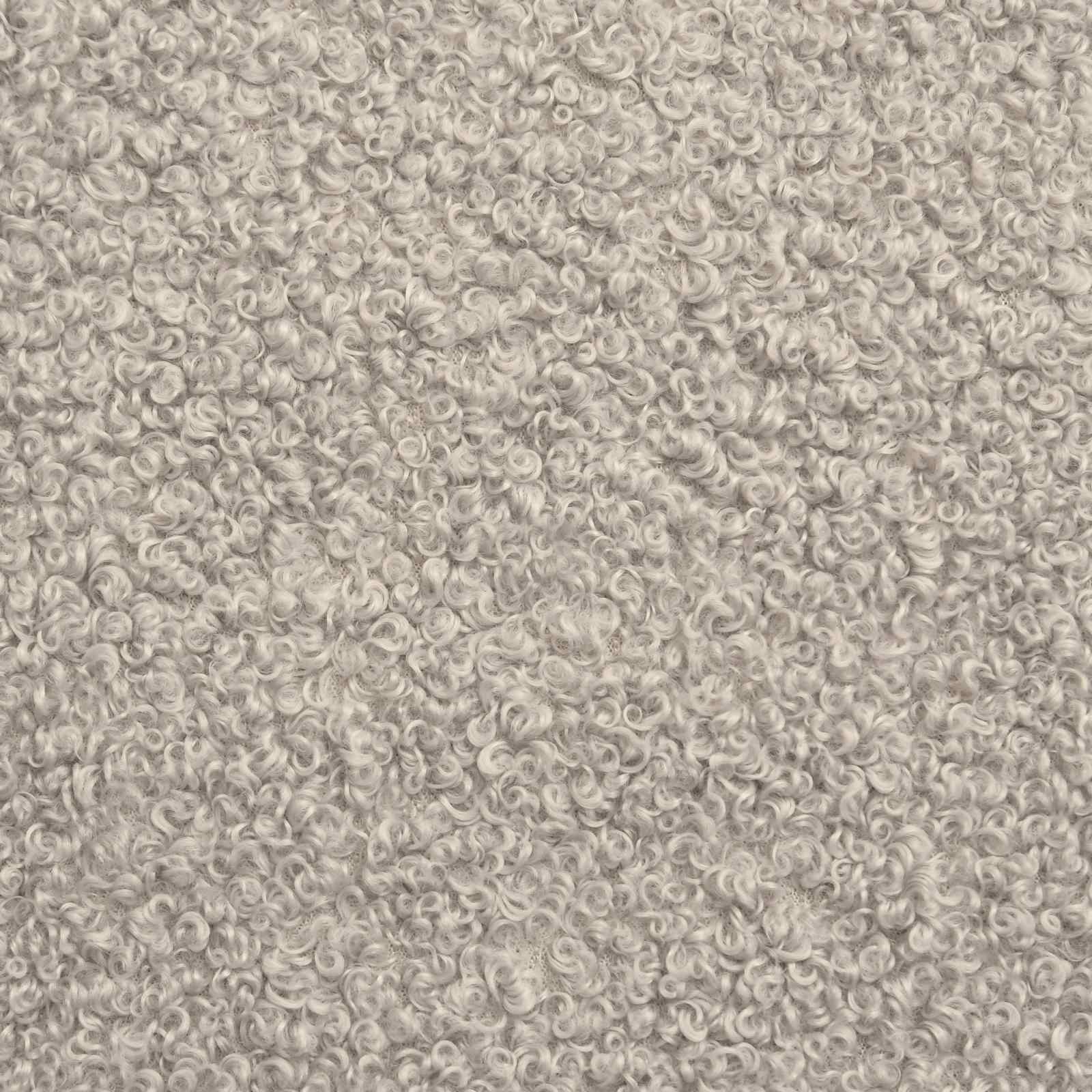 2-Sitzer Sofa Hellgrau 115 x 61 x 87 cm Bouclé