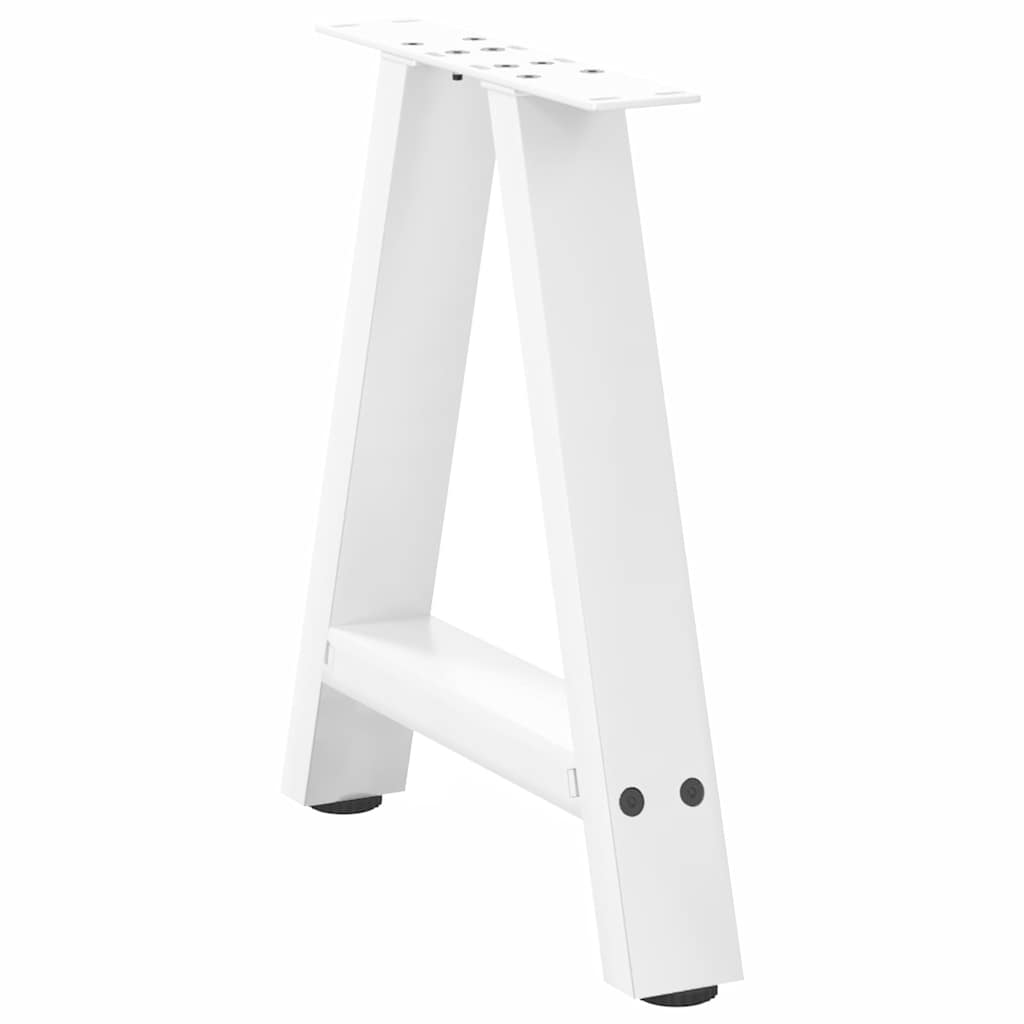 Couchtischbeine A-Form 2 Stk. 30x(30-31) cm Stahl