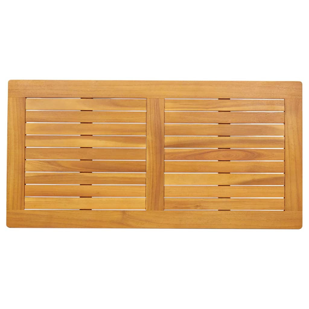 Tischplatte Öl-Natur 80 x 40 x 2 cm Massivholz Akazie