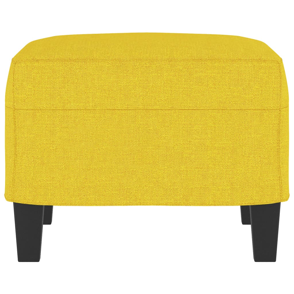 Fußhocker Hellgrau 60x50x41 cm Stoff