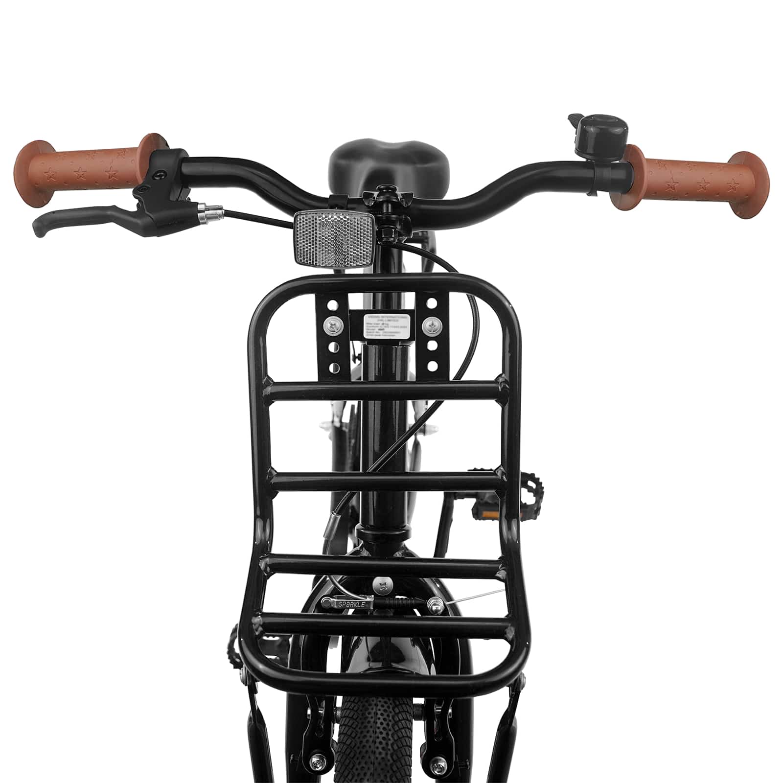 Kinderfahrrad 12 Zoll für 2-4 Jahre alt Schwarz