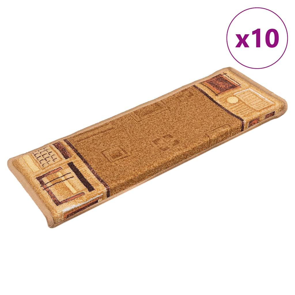Stufenmatten Selbstklebend 5 Stk. 65x21x4 cm Rot