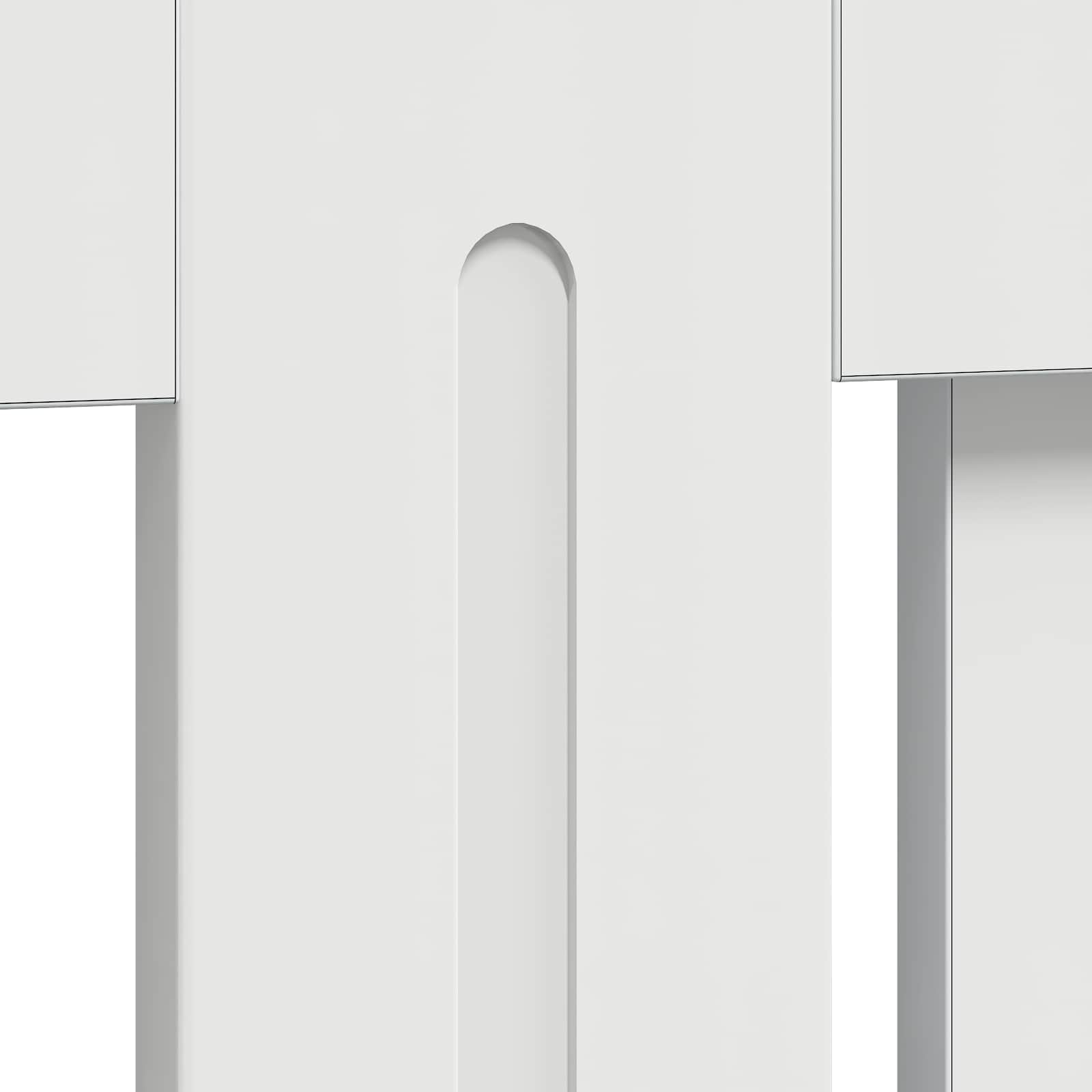 Holzwerkstoff Heizkörper-Abdeckung Heizkörperverkleidung 112 cm, weiß