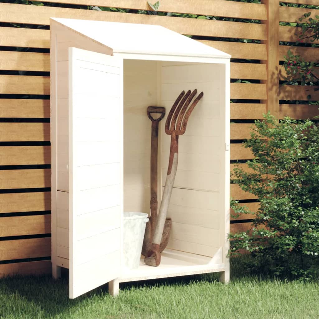 Geräteschuppen 55x52x174,5 cm Massivholz Tanne