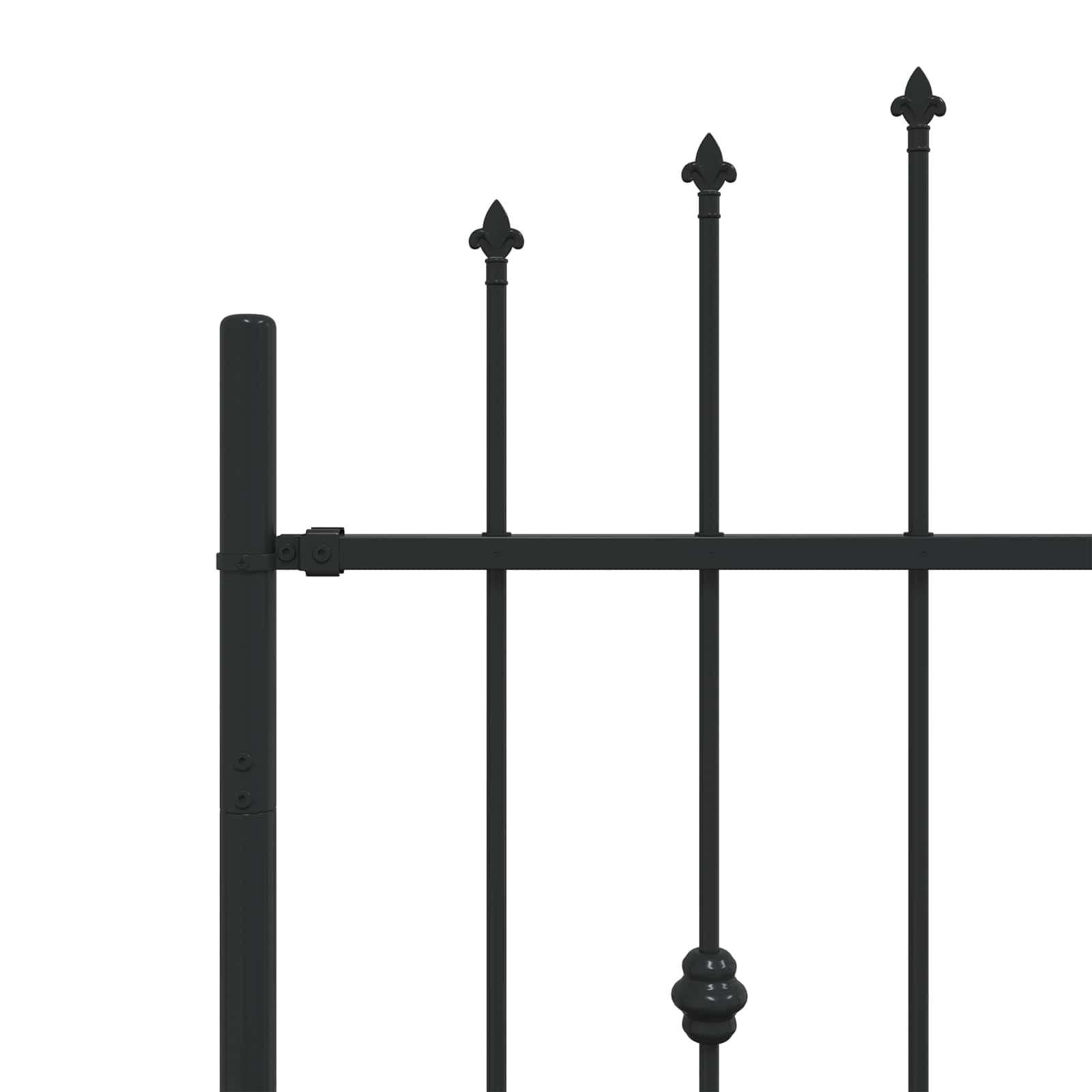 Spießzaun Asten Schwarz