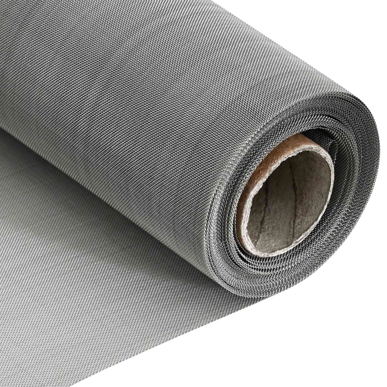 Mesh Bildschirm 20 x 500 cm 20 Mesh Edelstahl 201 Silber