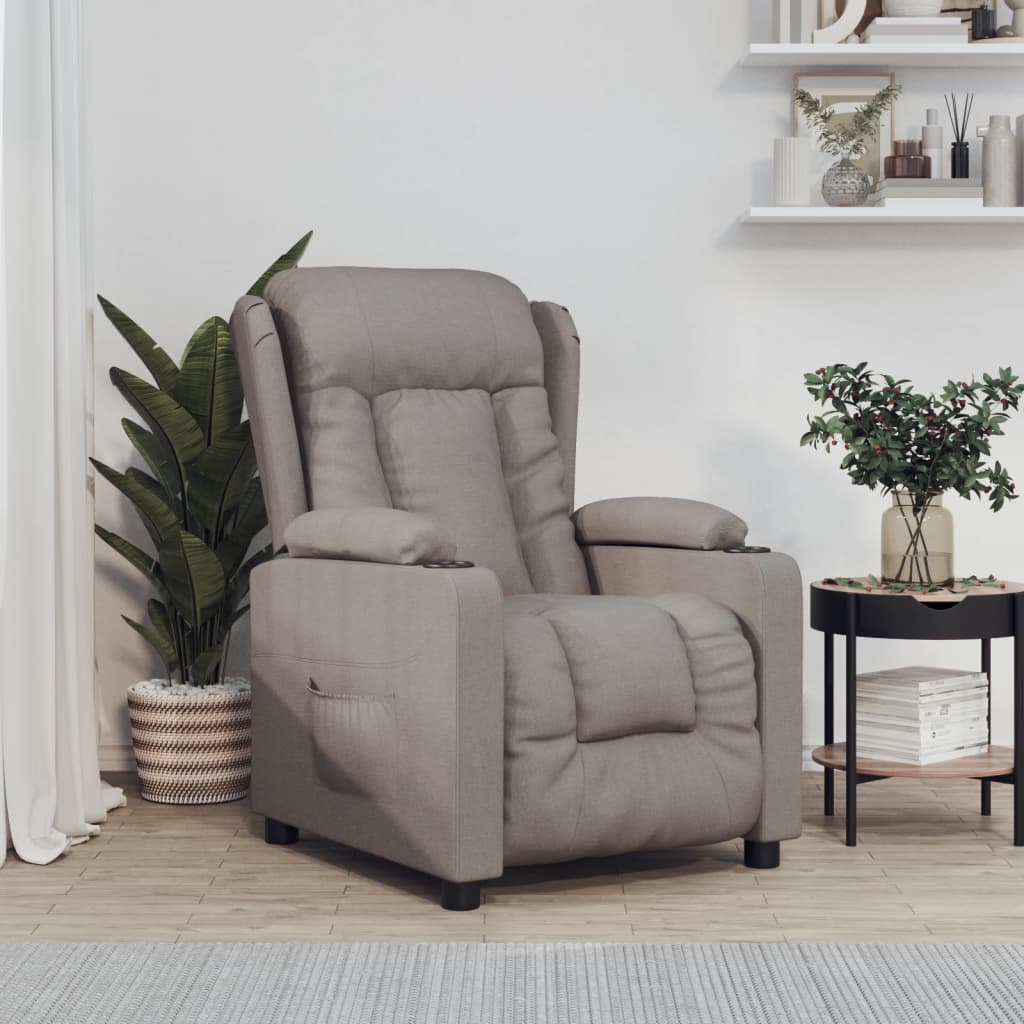Relaxsessel Elektrisch Braun Stoff