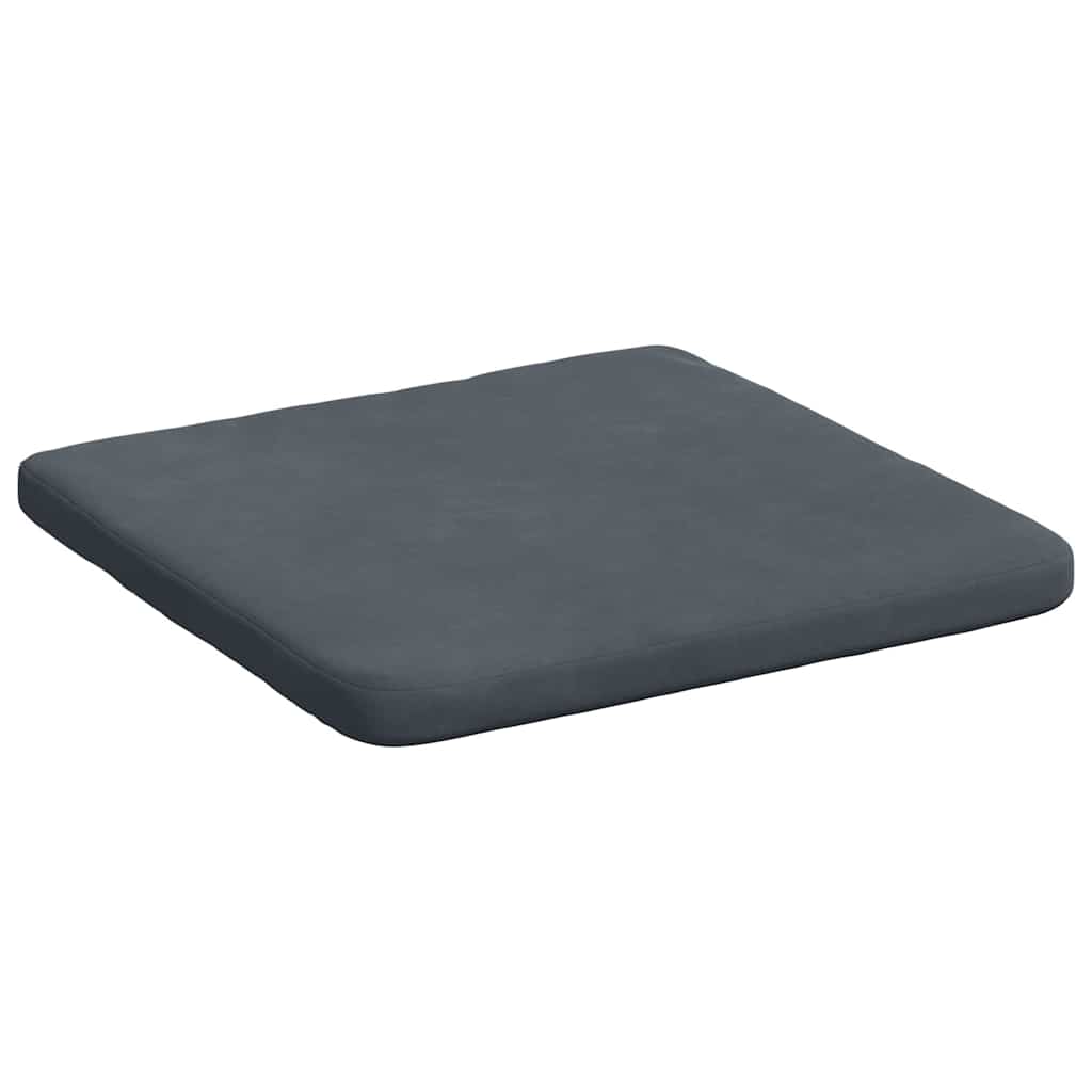 Sitzkissen 4 pcs Blau 40 x 40 x 3 cm Samt