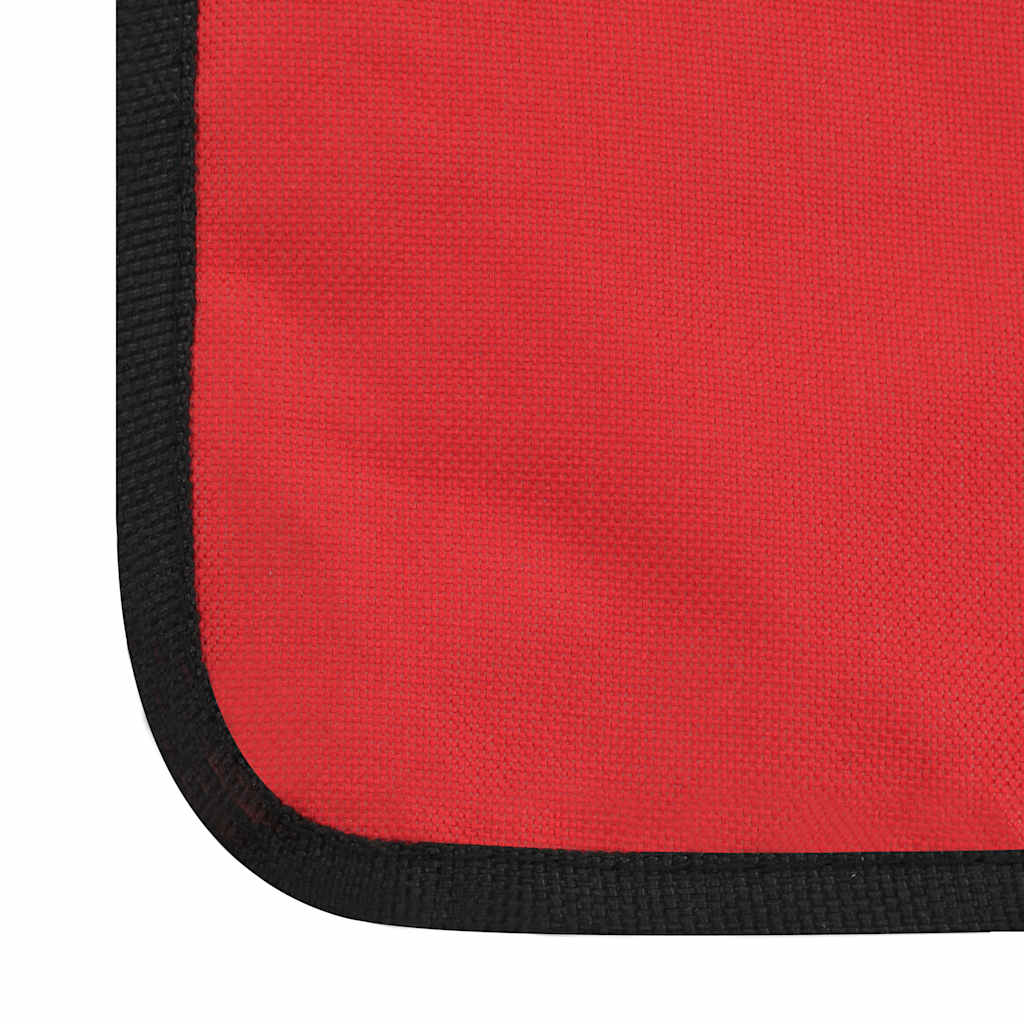Klappbare Strandmatte 2 Stk. Stahl und Stoff Blau