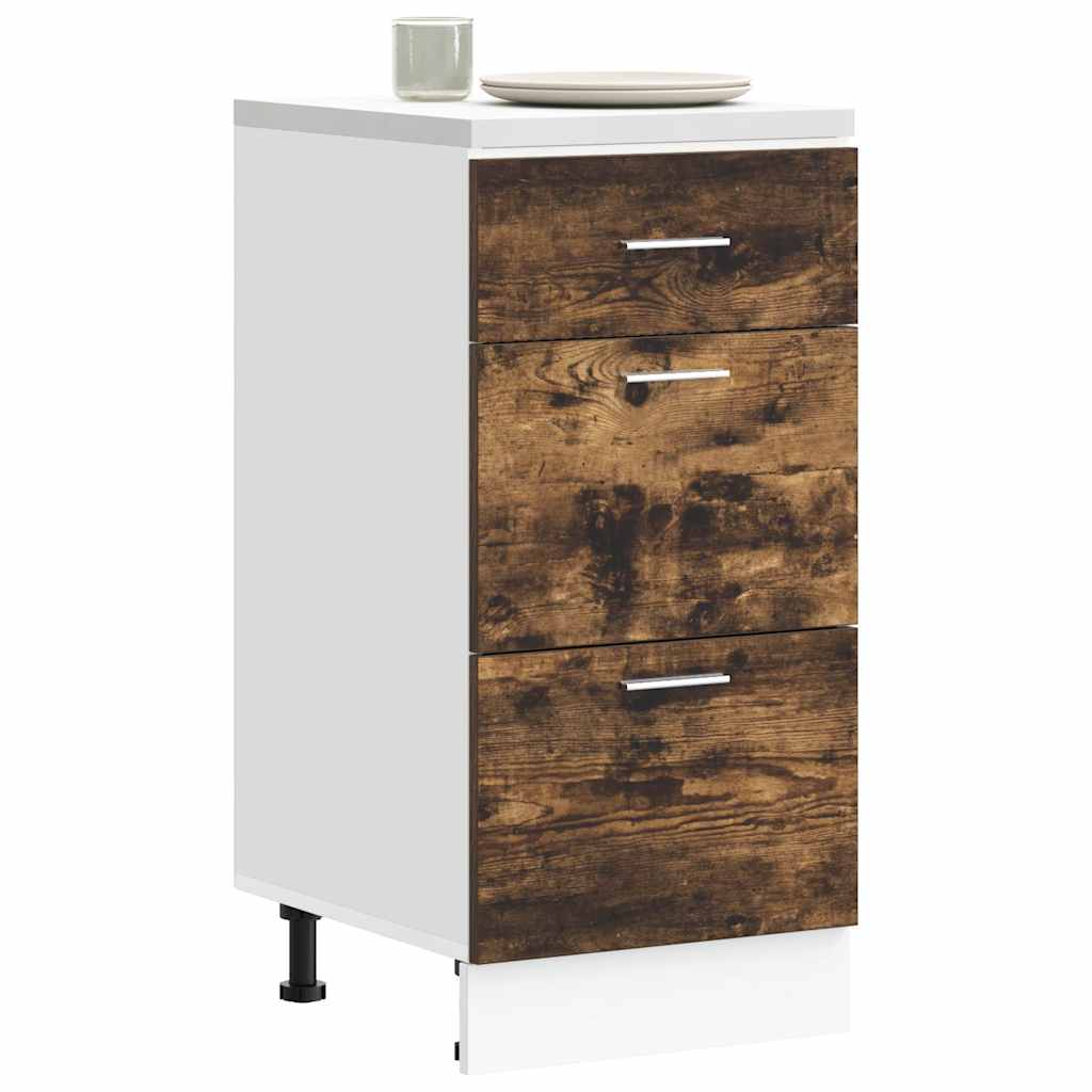 Unterschrank Lyon Weiß 60x46x81,5 cm Holzwerkstoff