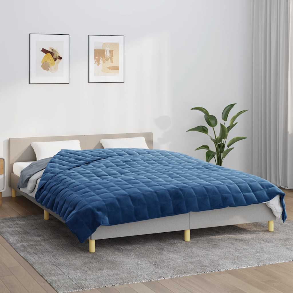 Gewichtsdecke Grau 122x183 cm 5 kg Stoff