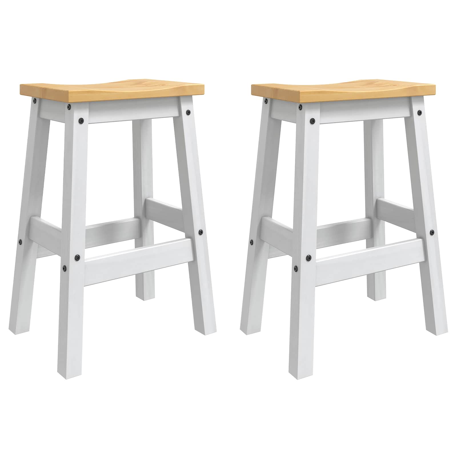 Kücheninsel Set mit Regal 3 pcs Honigwachs Massiv-Kiefer