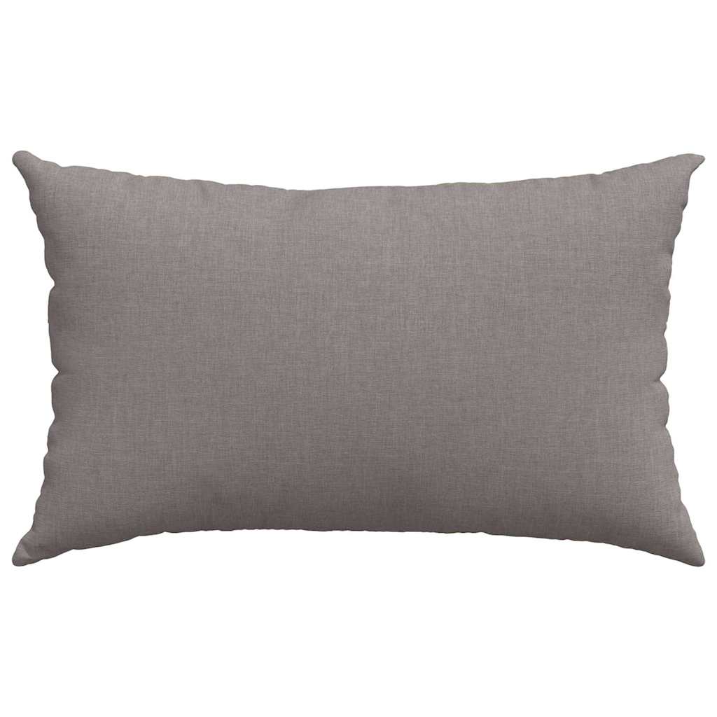 Sofakissen 2 pcs Hellgrau 50 x 30 cm Stoff