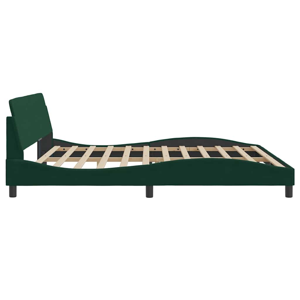 Bettgestell "Dover" Hellgrau 80x200 cm Samt