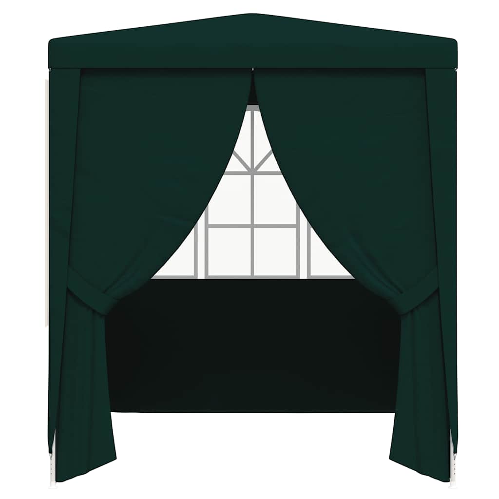 Party-Zelt Rot 200 x 200 x 240 cm PE und Stahl