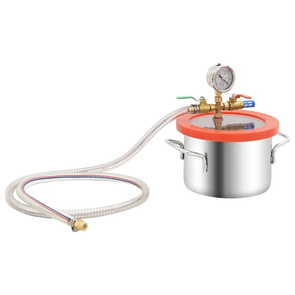 Vakuumkammer mit 2-stufiger Pumpe 7,4 L