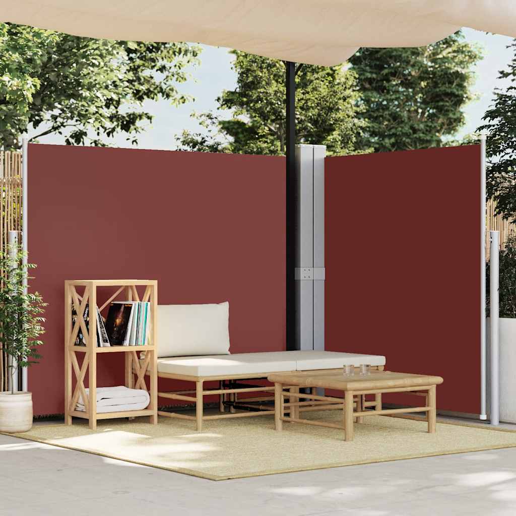 Ausziehbare Seitenmarkise 160×600 cm Braun