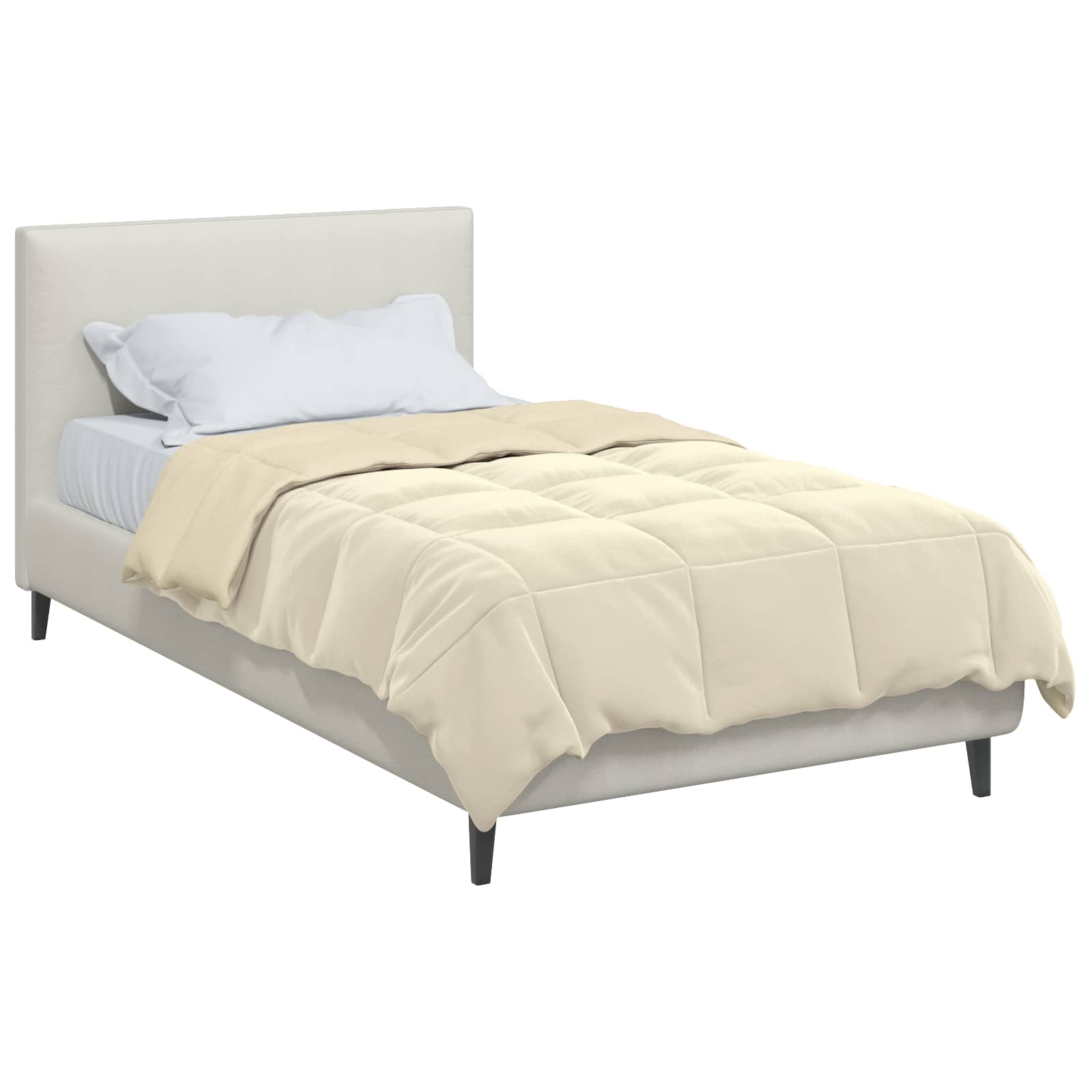 Ganzjahresbettdecke Anthrazit 135 x 200 cm Mikrofaser