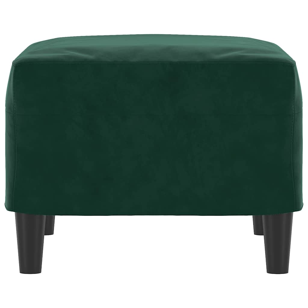 Fußhocker Hellgrau 60x50x41 cm Samt