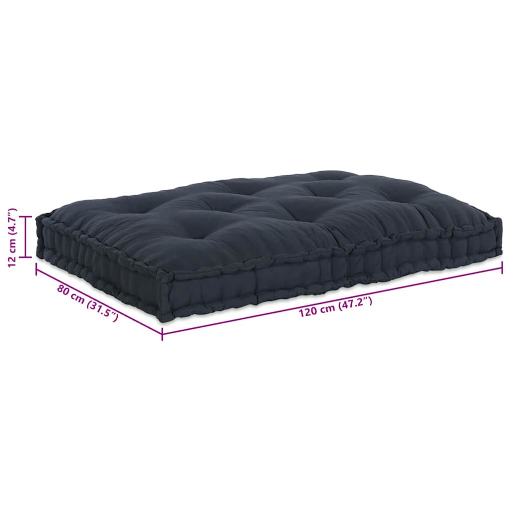 Palettensofa-Auflage Mehrfarbig Stoff Patchwork