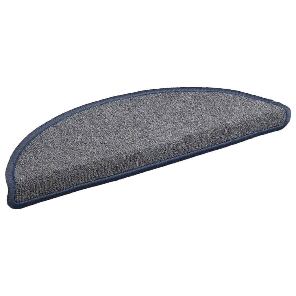 Stufenmatten 15 Stk. 56x17x3 cm Anthrazit Halbrund