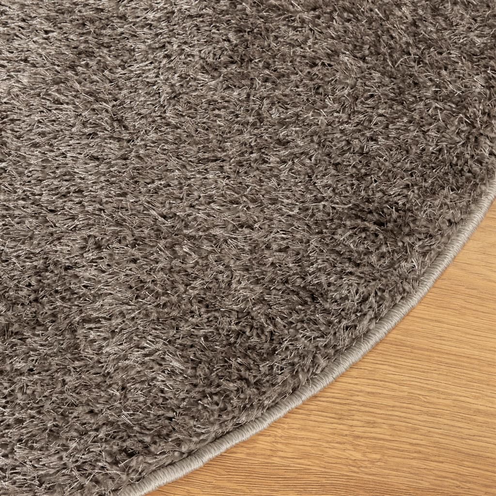 Teppich ISTAN Hochflor Glänzend Anthrazit 100x200 cm