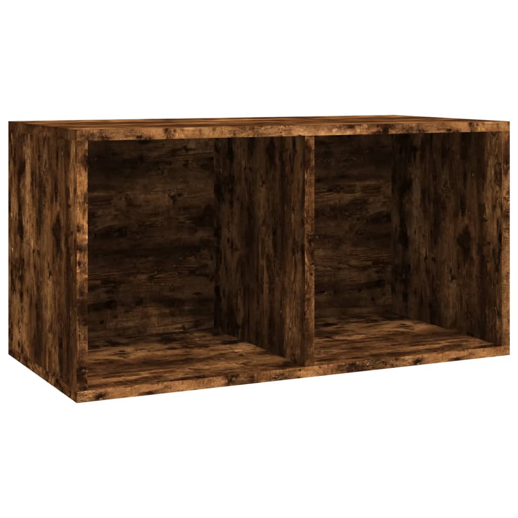 Schallplatten-Aufbewahrungsbox Weiß 71x34x36 cm Holzwerkstoff